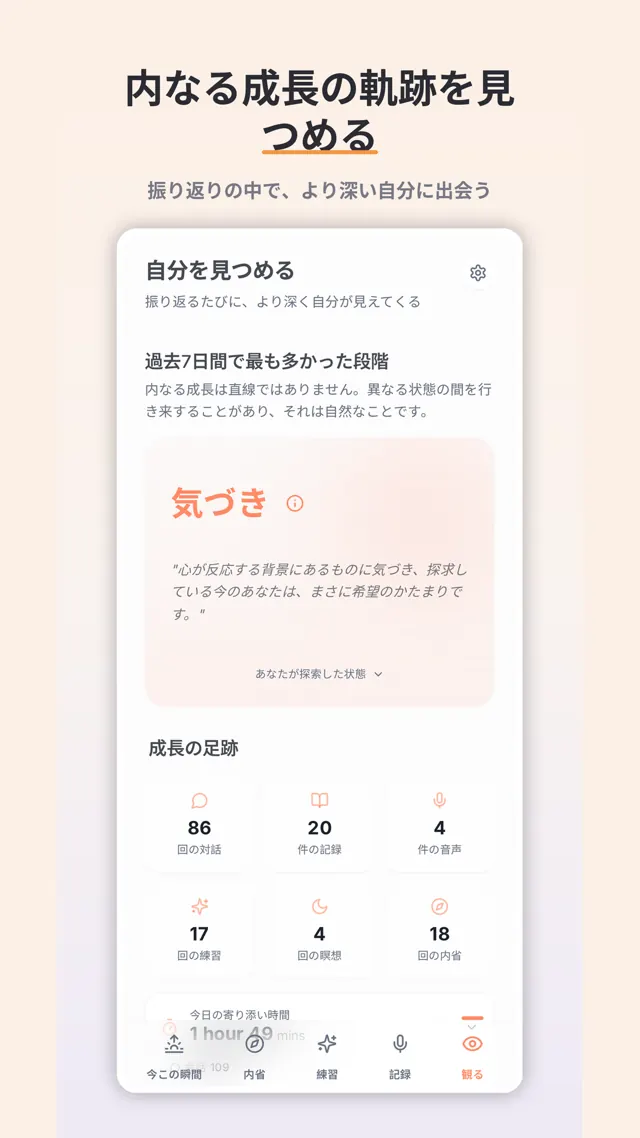 成長の振り返り — Inner Shore 見つめる